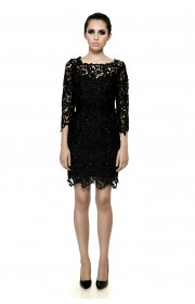 ‘Witchcraft in Lace’ Black Dress